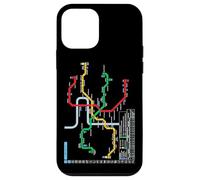 Praga Metro Checo Suburban Railway - Souvenir Ruta Mapa Carcasa para iPhone 12 mini