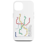 Praga Metro Checo Suburban Railway - Souvenir Ruta Mapa Carcasa para iPhone 13