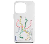 Praga Metro Checo Suburban Railway - Souvenir Ruta Mapa Carcasa para iPhone 13 Pro