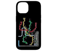 Praga Metro Checo Suburban Railway - Souvenir Ruta Mapa Carcasa para iPhone 14