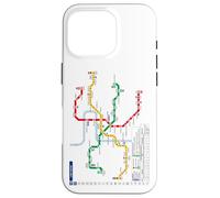 Praga Metro Checo Suburban Railway - Souvenir Ruta Mapa Carcasa para iPhone 16 Pro