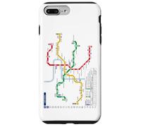 Praga Metro Checo Suburban Railway - Souvenir Ruta Mapa Carcasa para iPhone 7 Plus/8 Plus