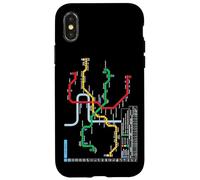 Praga Metro Checo Suburban Railway - Souvenir Ruta Mapa Carcasa para iPhone X/XS