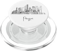 Praga República Checa Horizonte Viajes Souvenirs Paisaje urbano PopSockets PopGrip para MagSafe