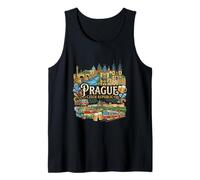Praga República Checa Viaje Souvenir City Gift Camiseta sin Mangas