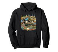 Praga República Checa Viaje Souvenir City Gift Sudadera con Capucha