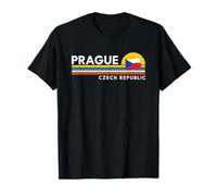 Prague Czech Republic Flag Souvenirs Camiseta