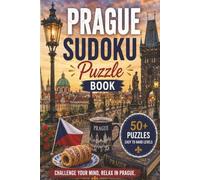 Prague Sudoku Puzzle Book: 50+ Travel Edition Sudoku Puzzles | 6x9 inches | 110 Pages | 50+ Puzzles | Solutions Included (Travel Sudoku Collection)