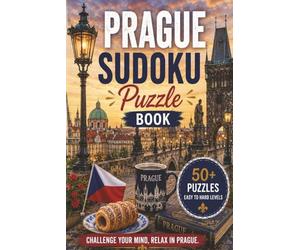 Prague Sudoku Puzzle Book: 50+ Travel Edition Sudoku Puzzles | 6x9 inches | 110 Pages | 50+ Puzzles | Solutions Included (Travel Sudoku Collection)