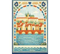 Prague Travel Notebook: Minimalist Lined Journal - 110 Pages for Notes, Ideas and Travel Memories