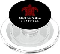 Praia Do Camilo Portugal Tribal Tortuga Marina Océano Arte Diseño PopSockets PopGrip para MagSafe