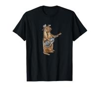 Prairie Dog Hawaiian Country Steel Guitarrista Divertido Lindo Camiseta