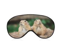 Prairie Dog in The Meadow - Antifaz para dormir con correa ajustable, cómodo y suave, ayuda para dormir, antifaz que bloquea la luz