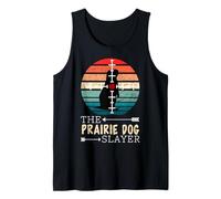 Prairie Dog Slayer- Funny Prairie Dog Retro Vintage Camiseta sin Mangas