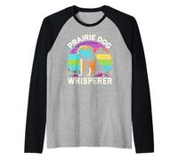 Prairie Dog Whisperer Camiseta Novedad Prairie Dogs Camiseta Manga Raglan