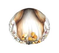 Prairie Dogs - Gorro de ducha impermeable de doble capa para mujeres y hombres, protección del cabello para baño, máscaras faciales, spa