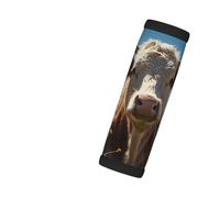 Prairie Flower - Manija de equipaje de vaca para veliz, fundas de asa de equipaje suaves, identificadores de etiquetas de equipaje para maletas, accesorios de equipaje de viaje esenciales para volar