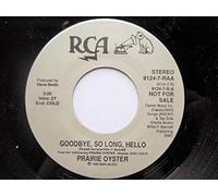 Prairie Oyster Goodbye So Long Hello 7" RDA 91247 EX 1990 US pressing