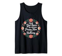 Praise God In Hallway Until He Opens Next Door - Camiseta sin Mangas