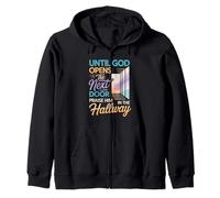 Praise God In Hallway Until He Opens Next Door - Sudadera con Capucha