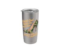 Praise God In Hallway Until He Opens Next Door - Vaso térmico de acero inoxidable de doble pared