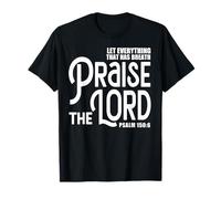 Praise The Lord Bible Verse Shirt Christian Jesus Shirts Camiseta