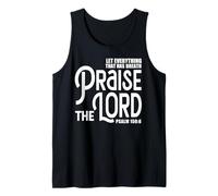 Praise The Lord Bible Verse Shirt Christian Jesus Shirts Camiseta sin Mangas