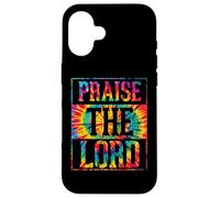 Praise The Lord Christian Faith Tie Dye Cute Christianity Carcasa para iPhone 16