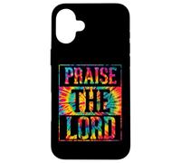 Praise The Lord Christian Faith Tie Dye Cute Christianity Carcasa para iPhone 16 Plus