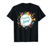 Praise The Lord - Psalm 150:6 Christian Church Worship Color Camiseta