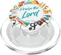 Praise The Lord - Psalm 150:6 Christian Church Worship Color PopSockets PopGrip para MagSafe