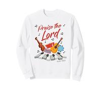 Praise The Lord - Psalm 150:6 Christian Church Worship Color Sudadera