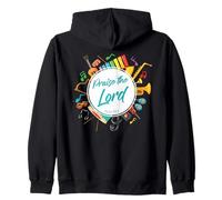 Praise The Lord - Psalm 150:6 Christian Church Worship Color Sudadera con Capucha