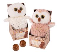 Pralinas De Chocolate Günthart Con Búho De Peluche Variadas 54g
