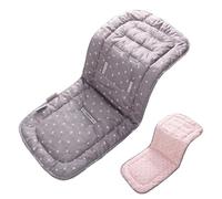 Pram Liner, Soft Cotton Double-Sided Seat Pad, Breathable Adjustable Cushion Protector For Stroller, Pushchair, Cart, And Infant Car Seat Comfort, Easy To Install And Remove, 13.5x30in