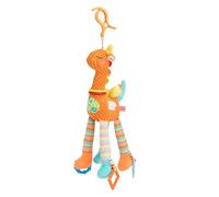 Pram Toys, Baby Travel Toy, Soft Texture Safe Easy Attachment, Adjustable Straps Lightweight Design Portable, Walking Baby Toy for Vacation Outgoing Shopping Activity Walking Holiday 19.7x6.7inches