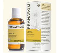 PRANAROM - Aceite de planta virgen de Arnica Virgen de Arnica rnica orgnica certificada por el USDA - Botella de vidrio de 2 fl oz - Aceite de masa
