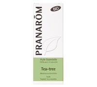 PRANAROM - Árbol del Té Bio - Aceite Esencial Quimiotipado - Defensas Naturales - Higiene Bucal - Higiene de la Piel - Pieles Grasas y con Tendencia Acneica - 100% Puro y Natural - AEQT - 10ml.
