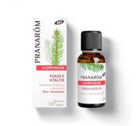 PRANAROM Aceite Esencial Fuerza y Vitalidad Difusión 30 ml - Energizante | Sinergia energizante para difusor. Mejora el ánimo y aporta vitalidad con notas de pino marítimo.