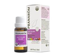 Pranarom - Aceites esenciales orgánicos Just Plain Relief para aromaterapia, 0.5 onzas líquidas