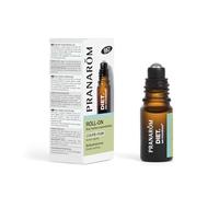 PRANARÔM Aromaboost Diet Bio - Roll-on Olfativo - Efecto Saciante - Acción Inmediata - Aceite Esencial Bio de Limón - 5 ml
