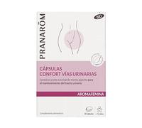 PRANAROM - Aromafemina - Confort Vías Urinarias Bio - Contiene Aceite Esencial de Menta Piperita que Mantiene la Salud de las Vías Urinarias - 30 Cápsulas
