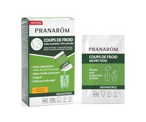 Pranarôm Aromaforce - Bolsita de enfriamiento - Vitamina C Ravintsara - 9 sobres