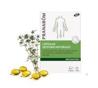 PRANAROM - Aromaforce - Cápsulas de Defensas Naturales con Aceites Esenciales de Jengibre y Ajedrea de Montaña - BIO - 30 Cápsulas