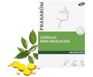 Pranarom Aromaforce Descongestionante Nasal para Inhalación Bio 15 Cápsulas