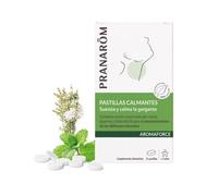 Pranarôm Aromaforce Pastillas calmantes para la garganta con aceites esenciales orgánicos 21 uds