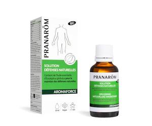 PRANAROM Aromaforce - Solución de defensas naturales - Sinergia aceites esenciales 100% orgánicos - Mantiene la inmunidad - 30 ml