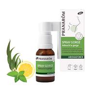 Pranarôm | Aromaforce | Spray garganta | aceites esenciales biológicos | Contiene eucalipto Globulus que favorece el confort de la garganta y apoya las defensas naturales | 15 ml