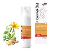 PRANAROM - Aromalgic - Aceite de Masaje - Espalda, Muslos, Gemelos - Árnica y Gaulteria - Preparación, Recuperación, Articulaciones y Músculos - 100ml