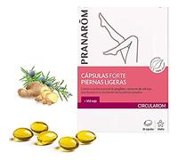 PRANAROM - Circularom - Cápsulas Forte Piernas Ligeras - Ayuda a la Eliminación de Líquido en Caso de Retención de Agua - Estimula la Circulación de las Piernas Cansadas - 30 cápsulas